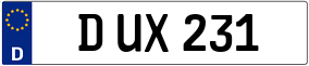 Truck License Plate